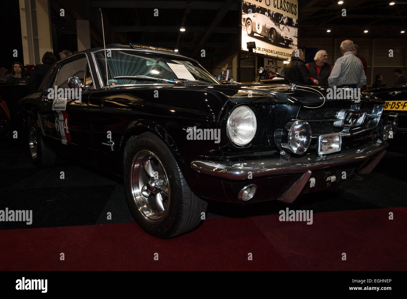 Pony auto Ford Mustang Rally, 1965. Foto Stock