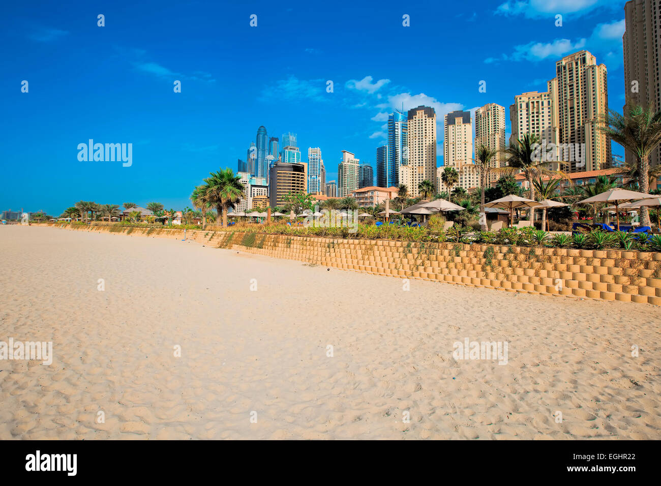 Jumeirah Beach Dubai Foto Stock