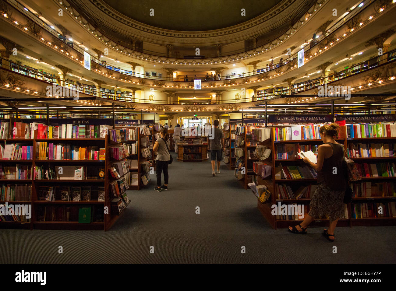 El Ateneo Grand Splendid. Recoleta, Buenos Aires. Argentina. Foto Stock