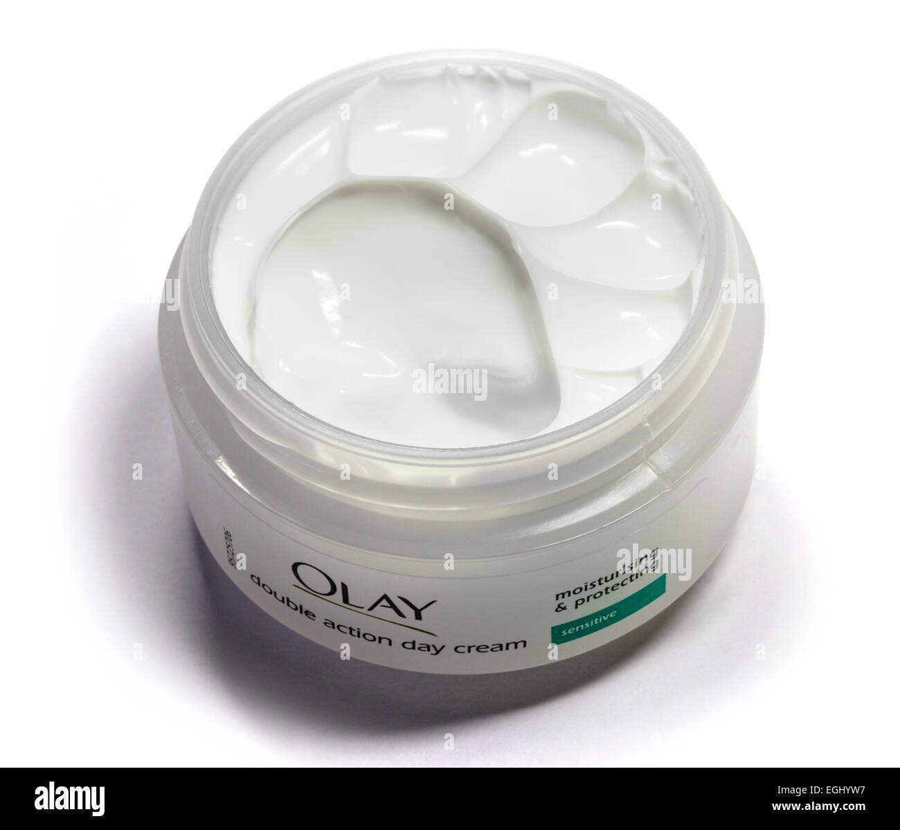 Olay Double Action Day crema per la pelle sensibile Foto Stock