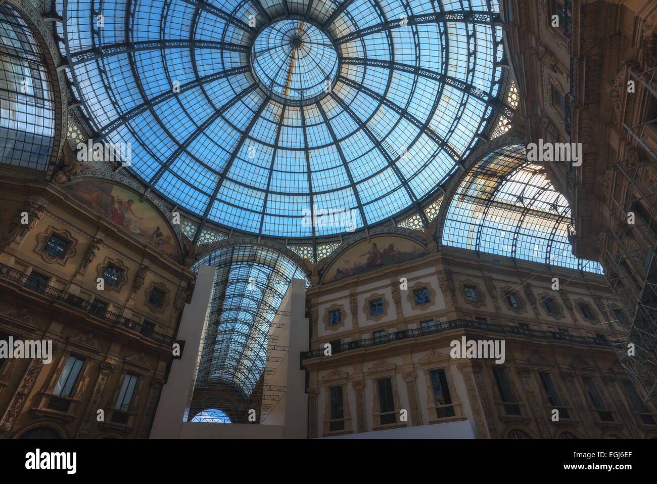 Architettura di Milano shoping mall Foto Stock