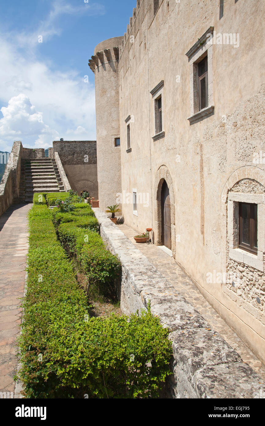 Castello di Santa Severina village, calabria, Italia, Europa Foto Stock