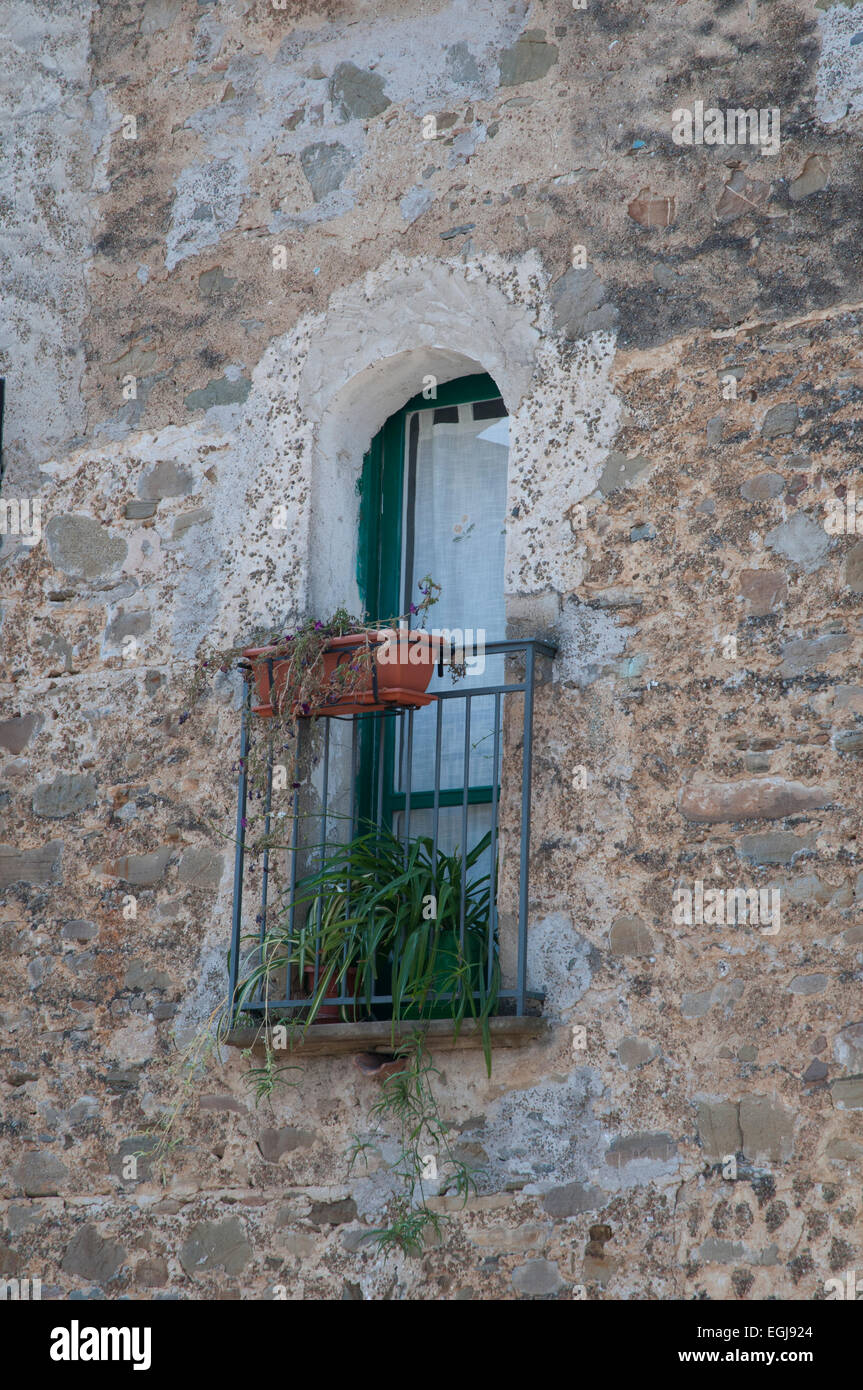 Acciaroli pollica sud italia Casa per le vacanze Foto Stock