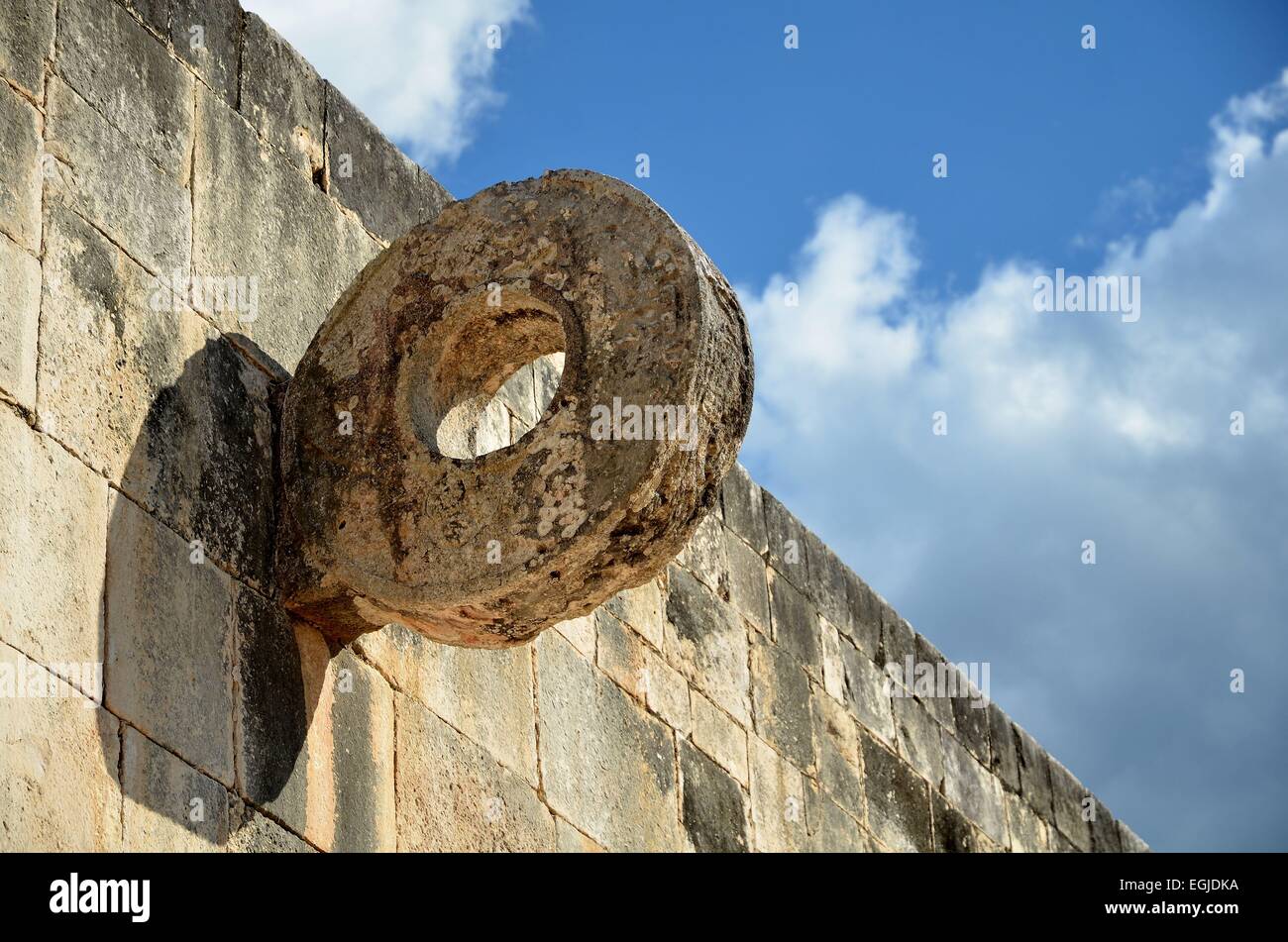 Chichen Itza Palla Messico Foto Stock