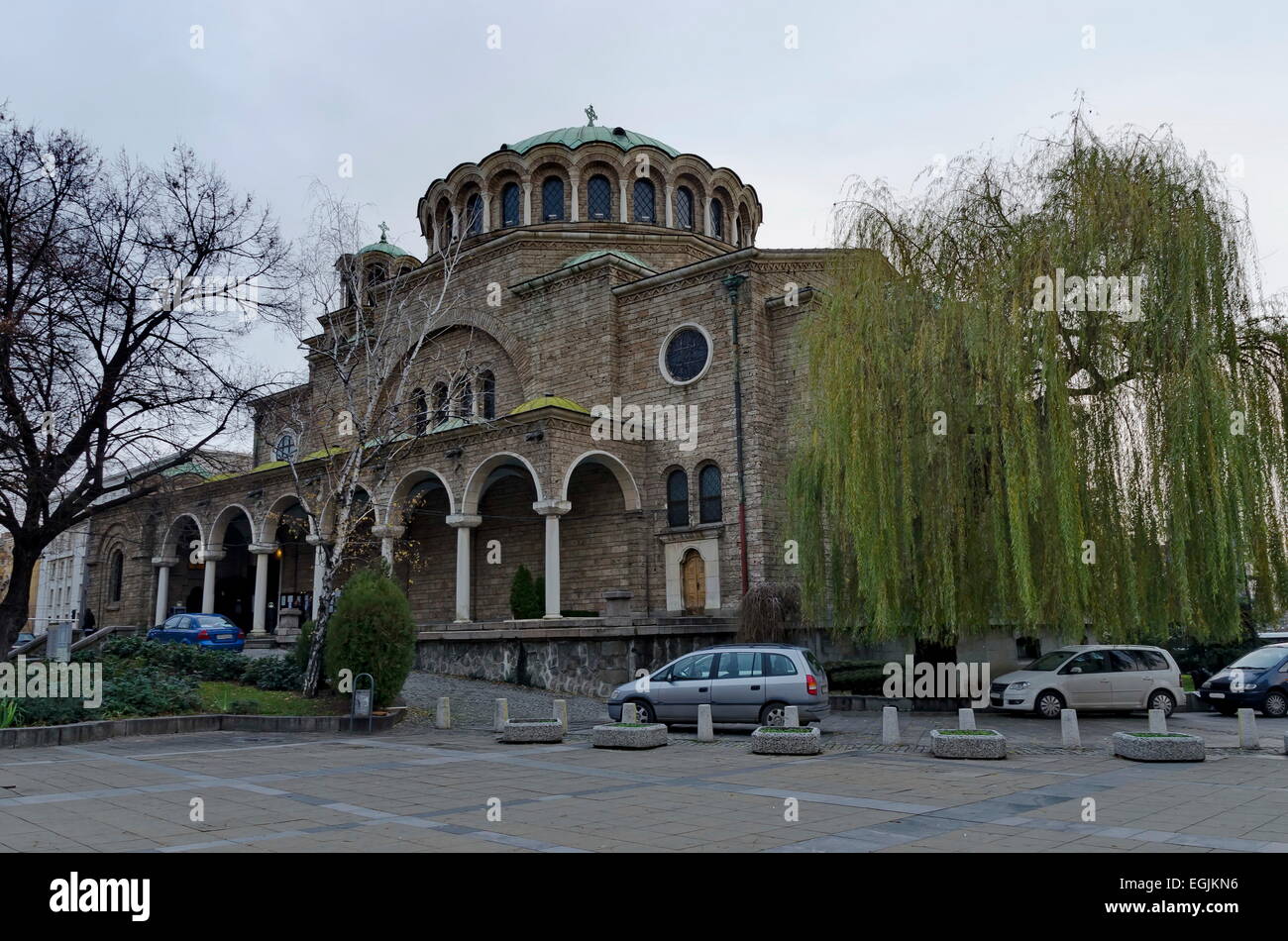 La vecchia chiesa di San Nedelya a Sofia, Bulgaria, Europa Foto Stock