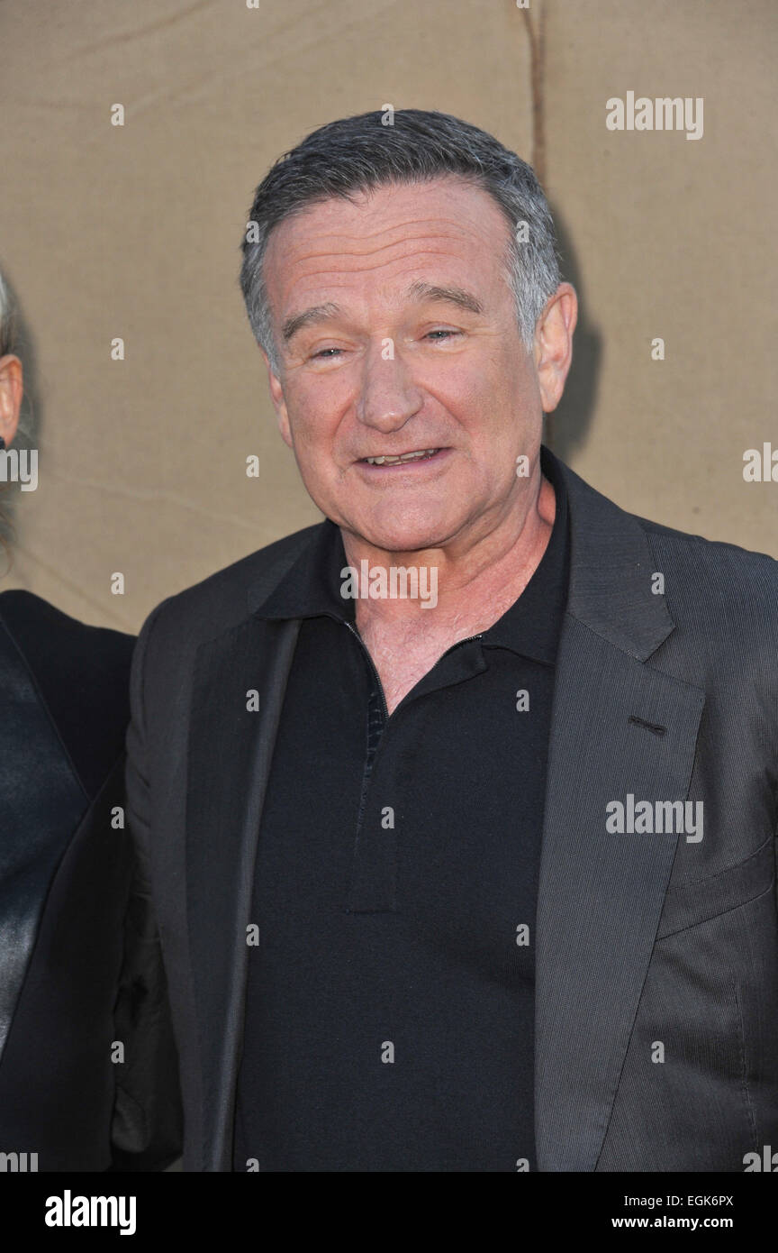 LOS ANGELES, CA - Luglio 29, 2013: Robin Williams a CBS 2013 Estate stelle Party a Beverly Hills. Foto Stock