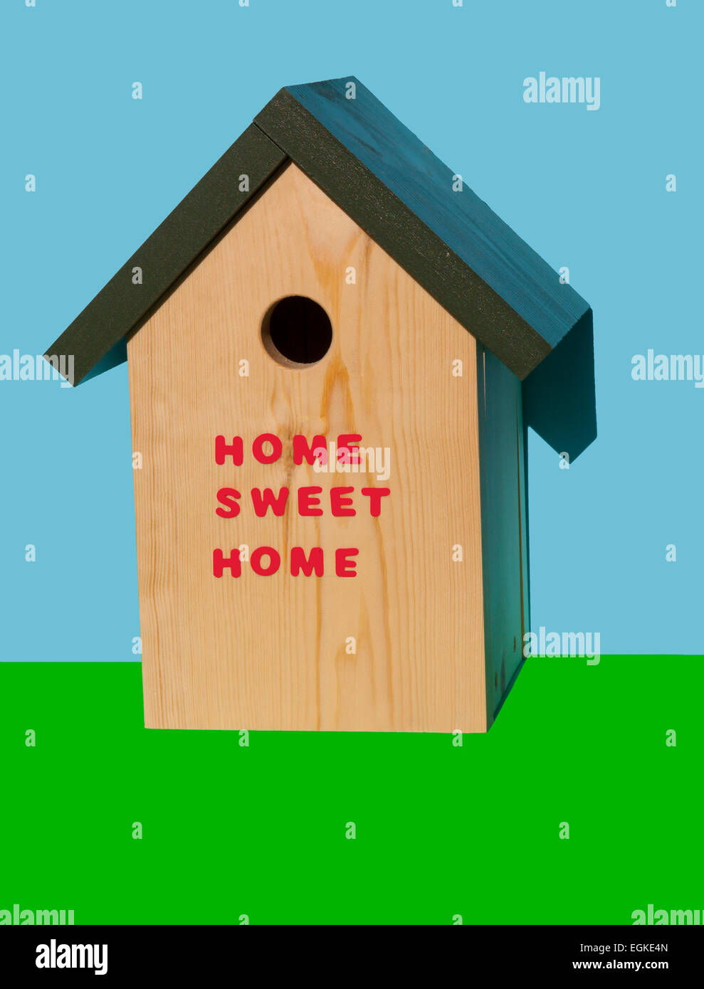 Casella di Nesting - home sweet home Foto Stock