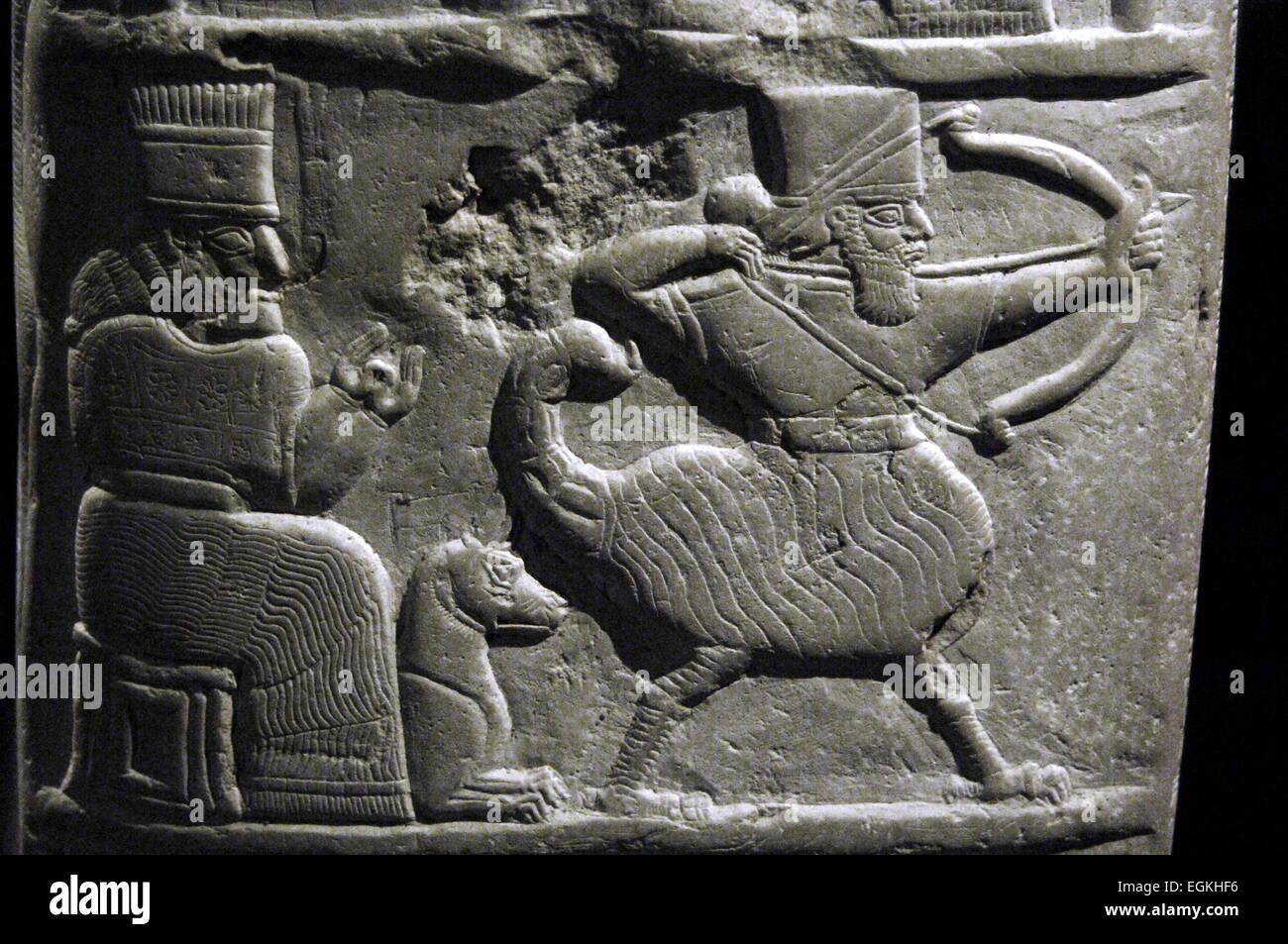 Babilonese. Seconda Dinastia di Isin nel regno di Nebukadnetsar II (1126-1105 a.C.). Boundary-pietra. Kudurru. Stele di pietra calcarea. Rilievo con simboli. Sippar, Abu Habba. L'Iraq. British Museum. Foto Stock