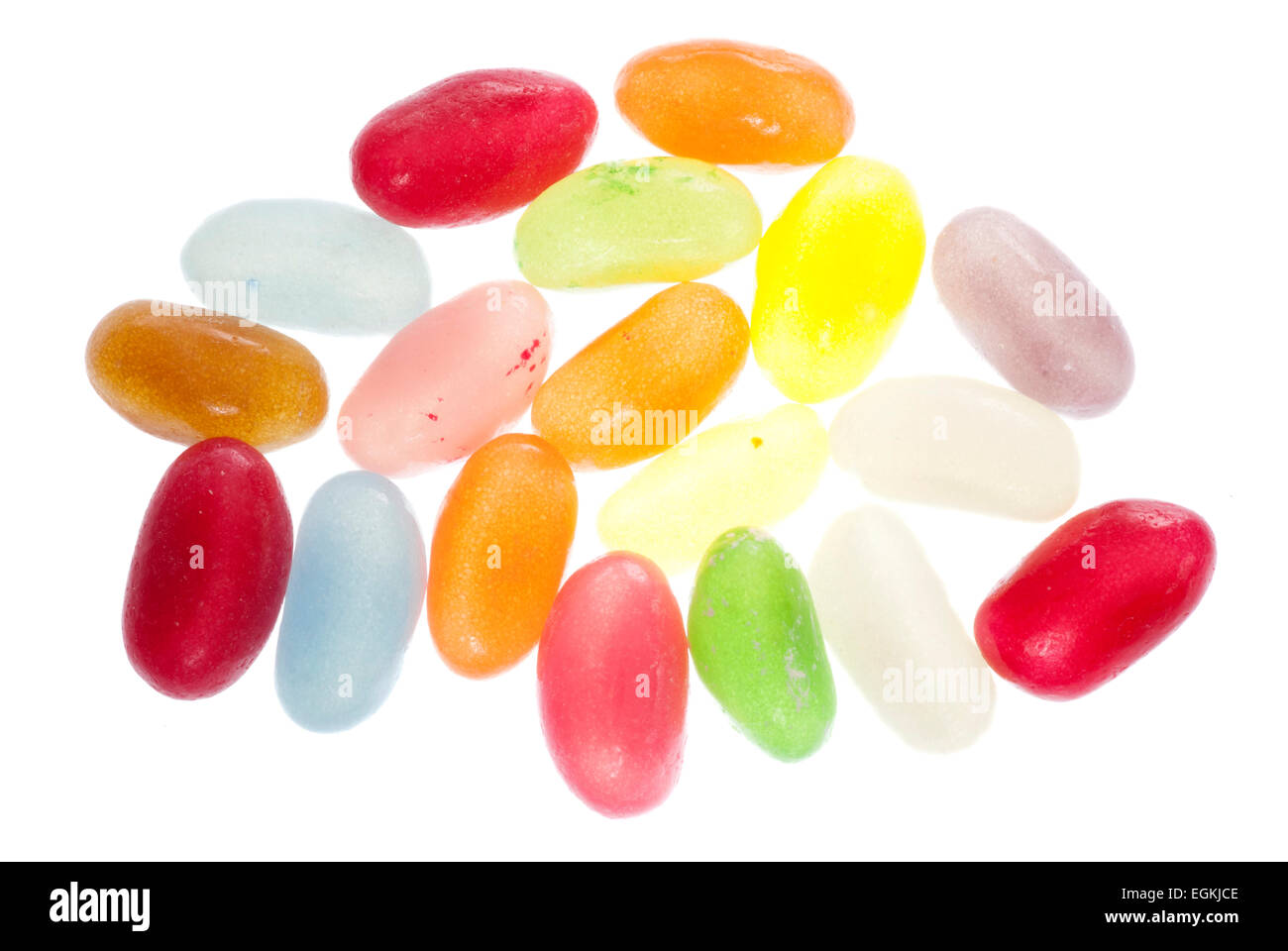 Jelly bean dolci sfondo astratto Foto Stock