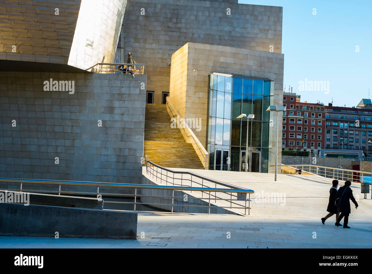 Guggenheim Museum di Arte Moderna. Bilbao, Spagna. L'Europa. Foto Stock