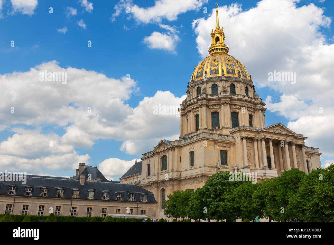 Cupola di Les Invalides. Parigi. La Francia. Foto Stock
