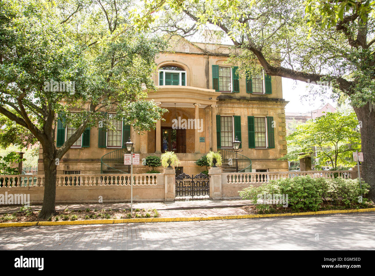 Owens Thomas storica casa di Savannah, Georgia, Stati Uniti d'America. Foto Stock