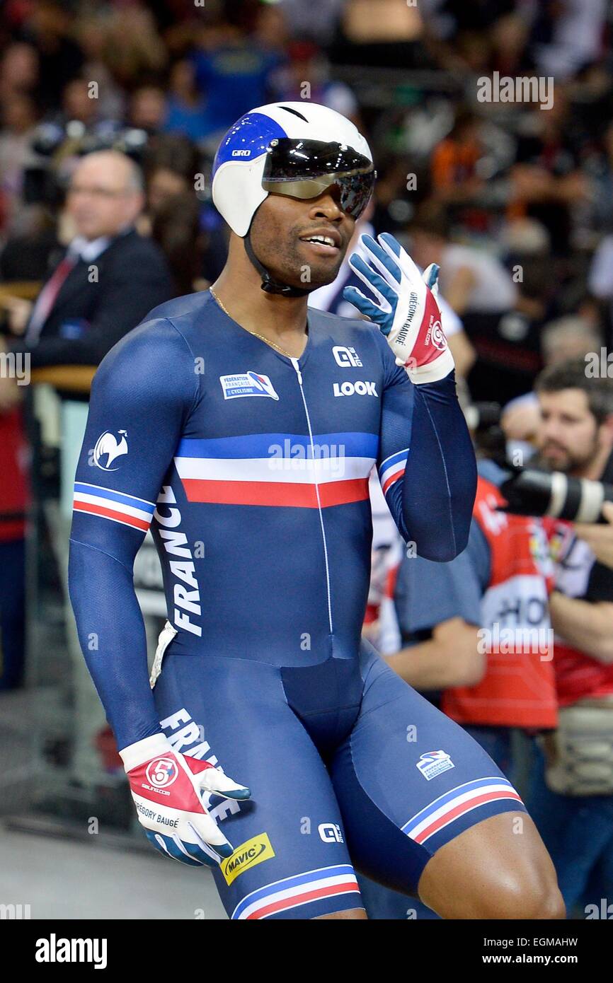 Gregory Bauge - 22.02.2015 - Championnats du Monde 2015 de cyclisme sur pista - Saint Quentin en Yvelines.Photo : Andre Ferreira/Icona Sport Foto Stock
