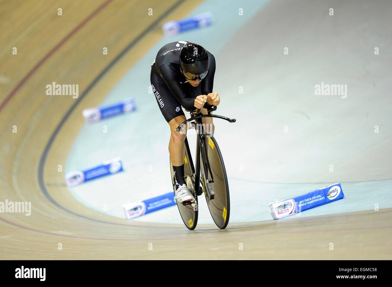 Aaron Gate - 20.02.2015 - chilometro - Championnats du Monde 2015 de cyclisme sur pista - Saint Quentin en Yvelines.Photo : Andre Ferreira/Icona Sport Foto Stock