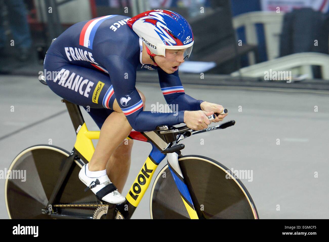 Michael D Almeida - 20.02.2015 - chilometro - Championnats du Monde 2015 de cyclisme sur pista - Saint Quentin en Yvelines.Photo : Andre Ferreira/Icona Sport Foto Stock