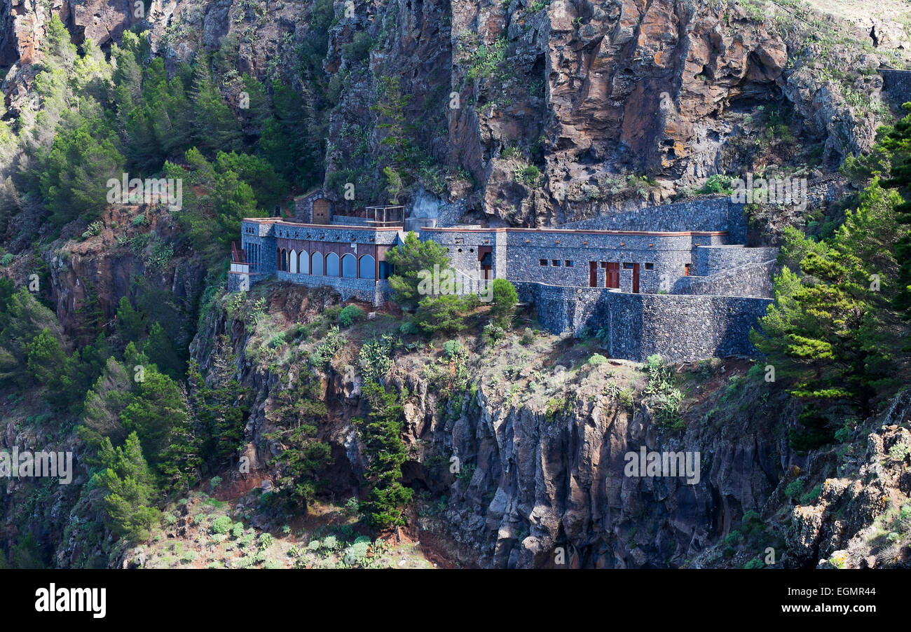 Mirador del Santo, Arure, Valle Gran Rey, La Gomera, isole Canarie, Spagna Foto Stock