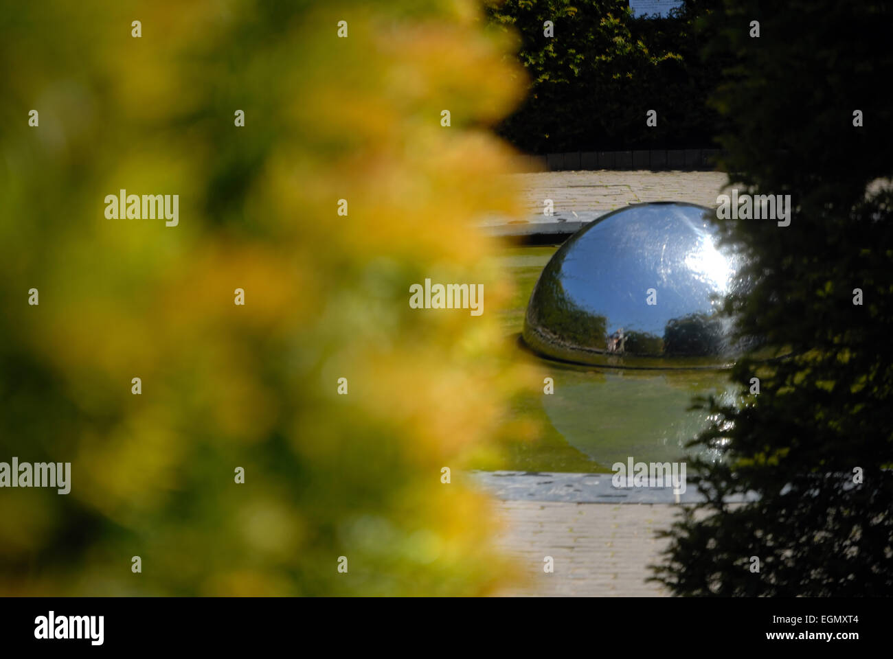 Caratteristica dell'acqua nel giardino di serpente, Alnwick Foto Stock