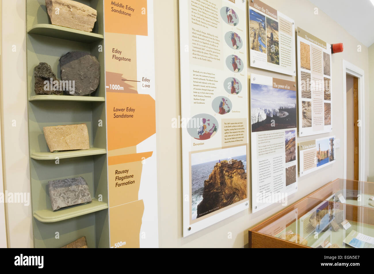 Orkney fossile e il Centro del Patrimonio dell'isola di Burray, Orkney Islands, Scozia. Foto Stock