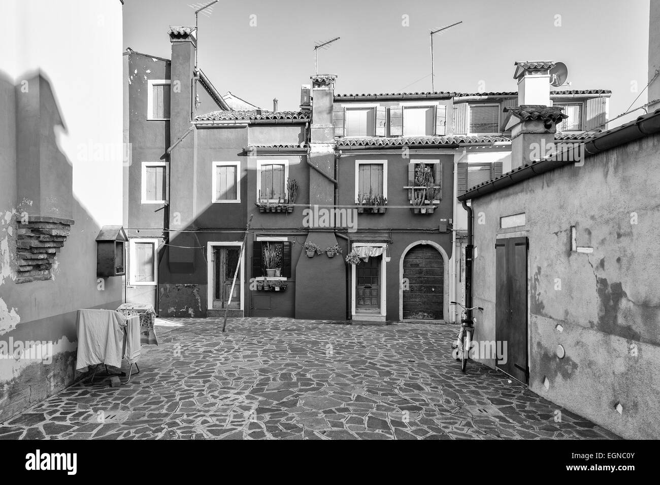 Edifici tradizionali a Venezia, Italia Foto Stock