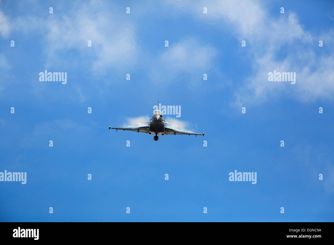 RAF Eurofighter Typhoon visualizzare al Bristol International Balloon Fiesta. Agosto 2014 Foto Stock