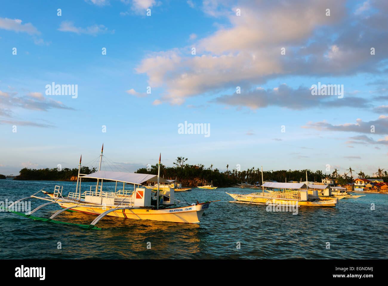 Il Sud Est Asiatico, Filippine, Visayas, Cebu, Malapascua island Foto Stock