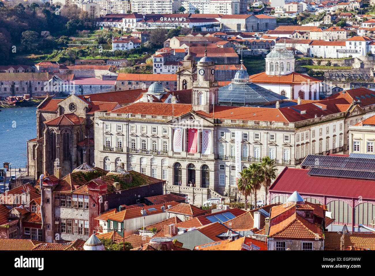 Porto, Portogallo. Stock Exchange Palace o il Palacio da Bolsa. Xix secolo architettura neoclassica. Patrimonio Mondiale dell Unesco Foto Stock