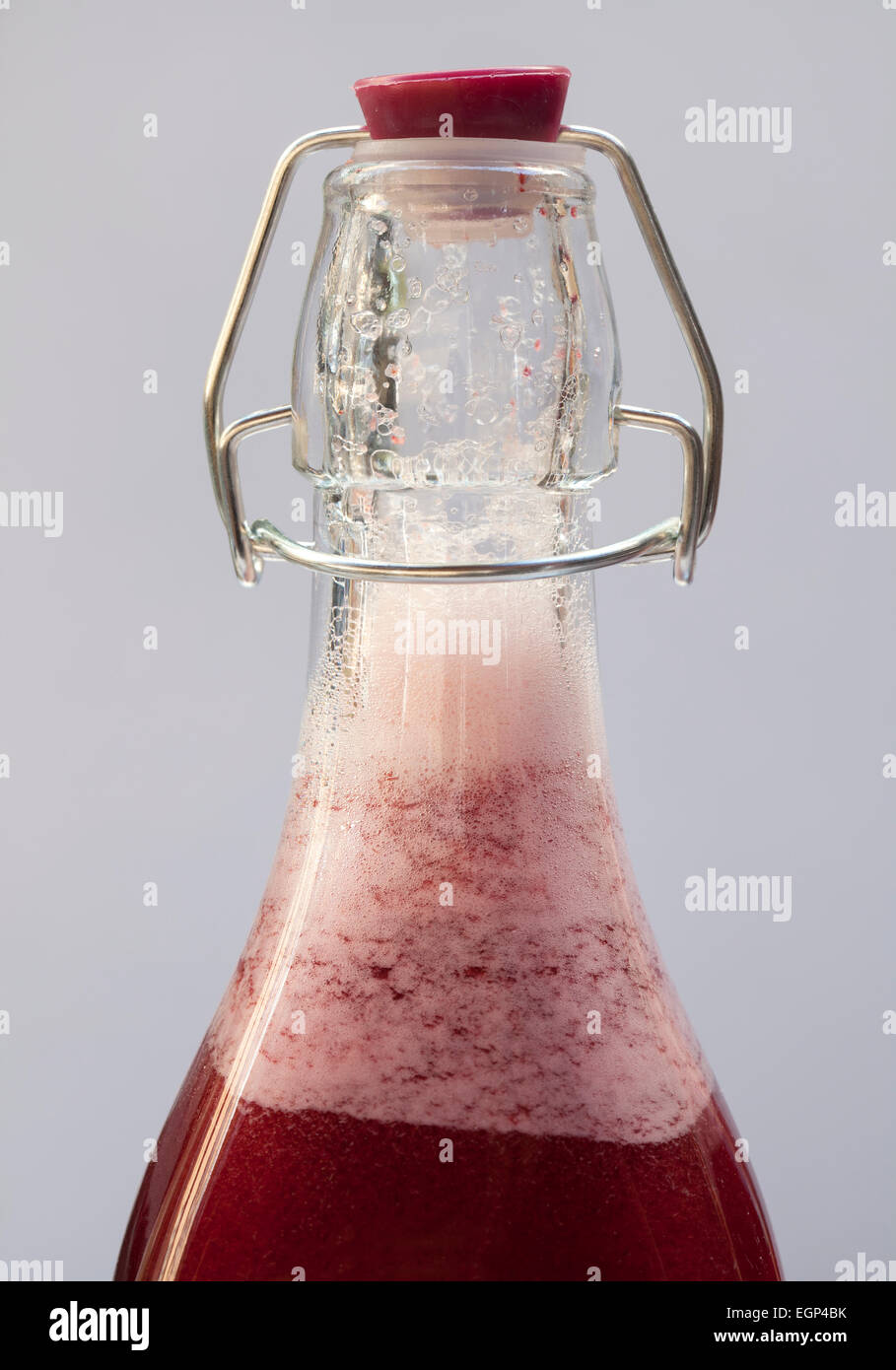 Bottiglia di Organic Fruit Lemonade Foto Stock
