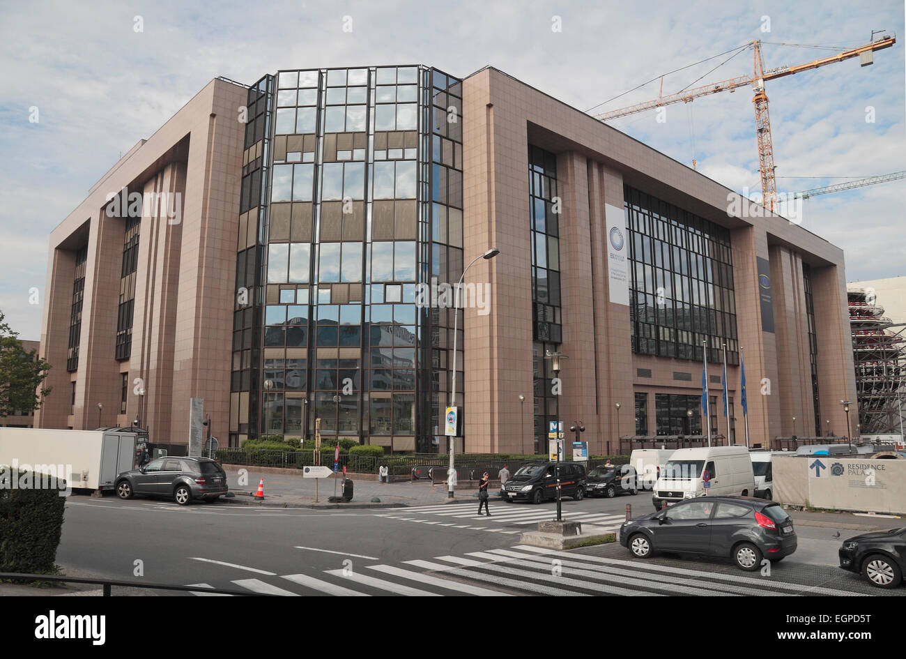 L'edificio Justus Lipsius, sede del Consiglio dell'Unione europea a  Bruxelles, in Belgio Foto stock - Alamy