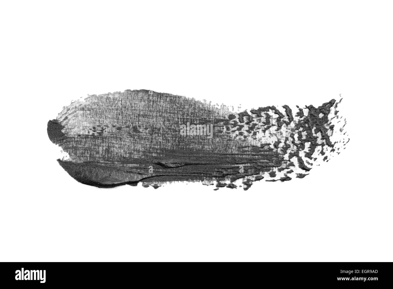 Cospargere di vernice o di crema isolato su sfondo bianco Foto Stock