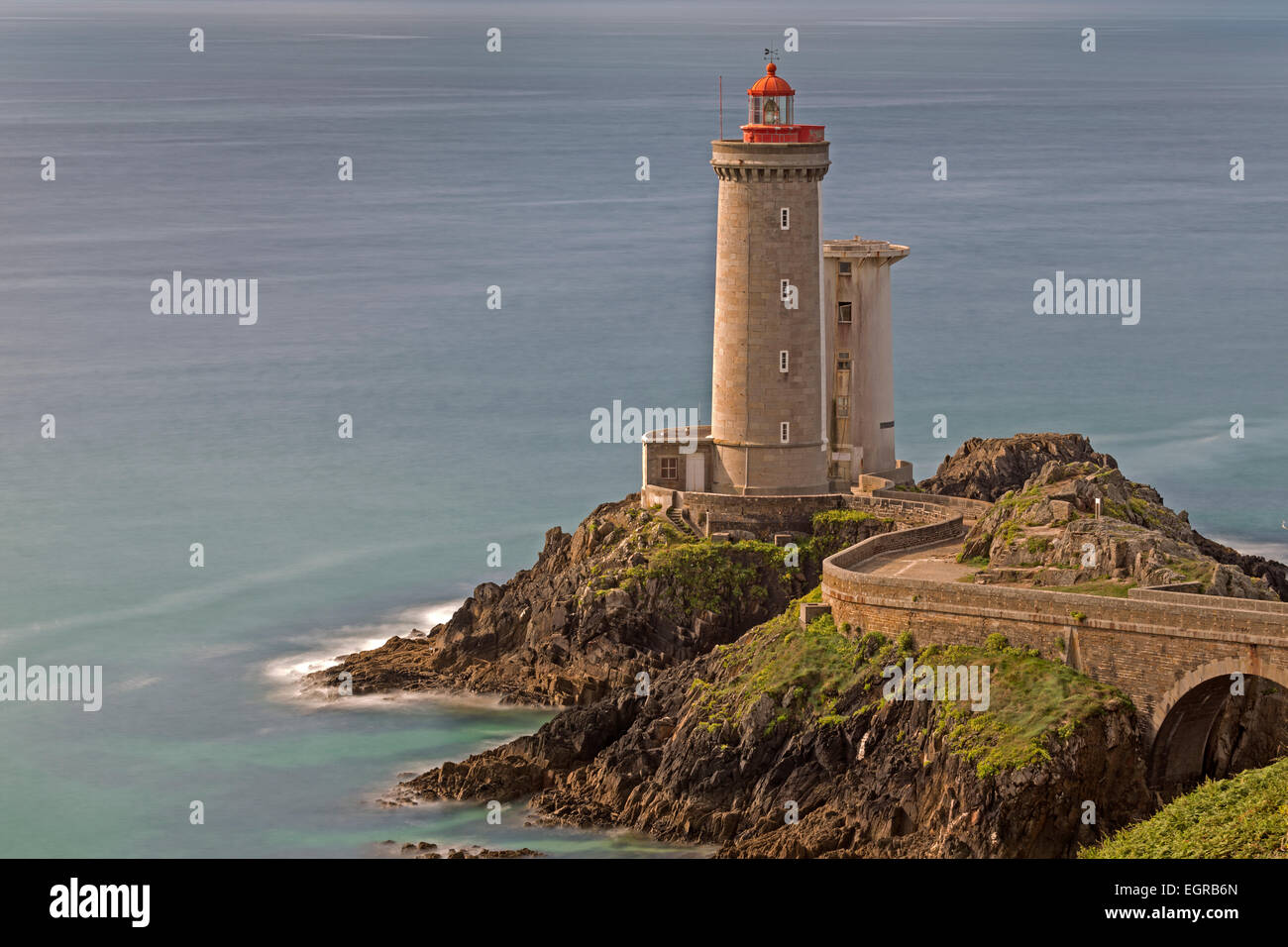 Faro Petit Minou, Bretagna, Francia, Europa Foto Stock