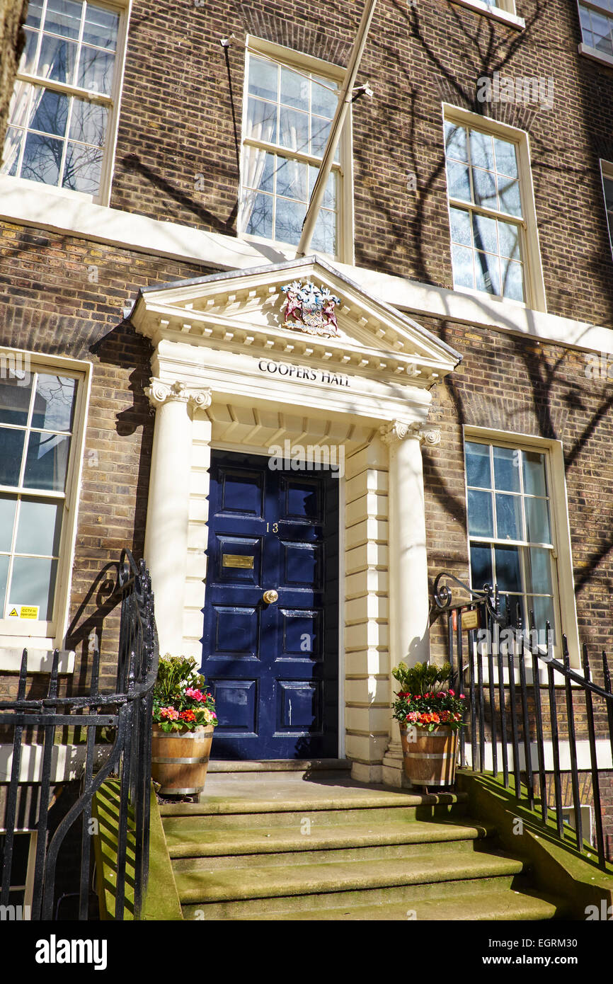 Coopers Hall Devonshire Square City Of London REGNO UNITO Foto Stock