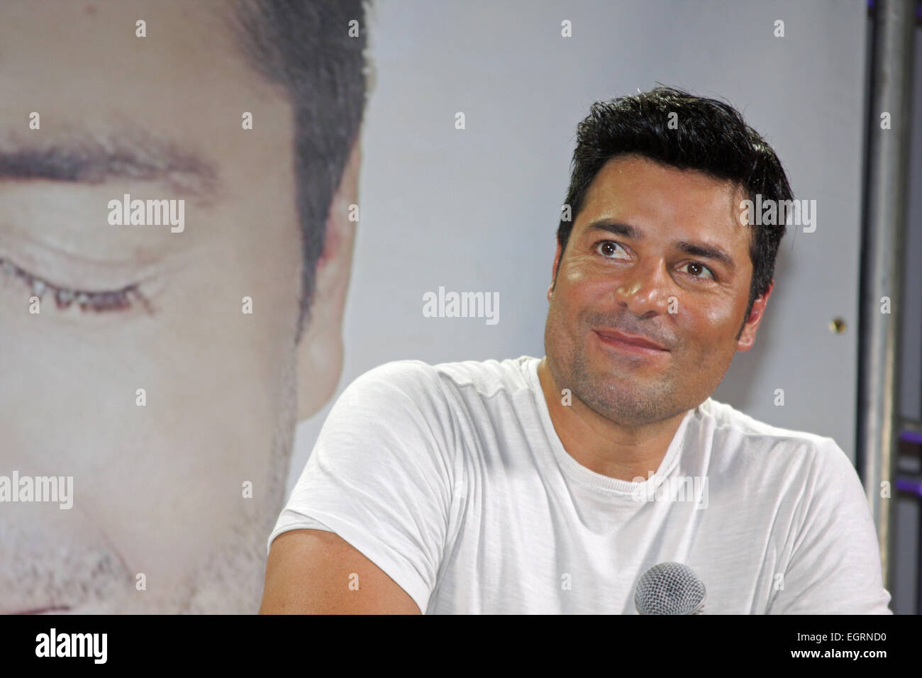 Chayanne continua il suo tour promozionale per il suo nuovo album "en todo Estare' dotata di: Chayanne dove: San Juan, Puerto Rico quando: 27 Ago 2014 Foto Stock