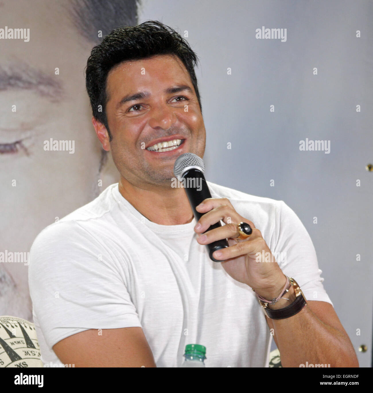 Chayanne continua il suo tour promozionale per il suo nuovo album "en todo Estare' dotata di: Chayanne dove: San Juan, Puerto Rico quando: 27 Ago 2014 Foto Stock