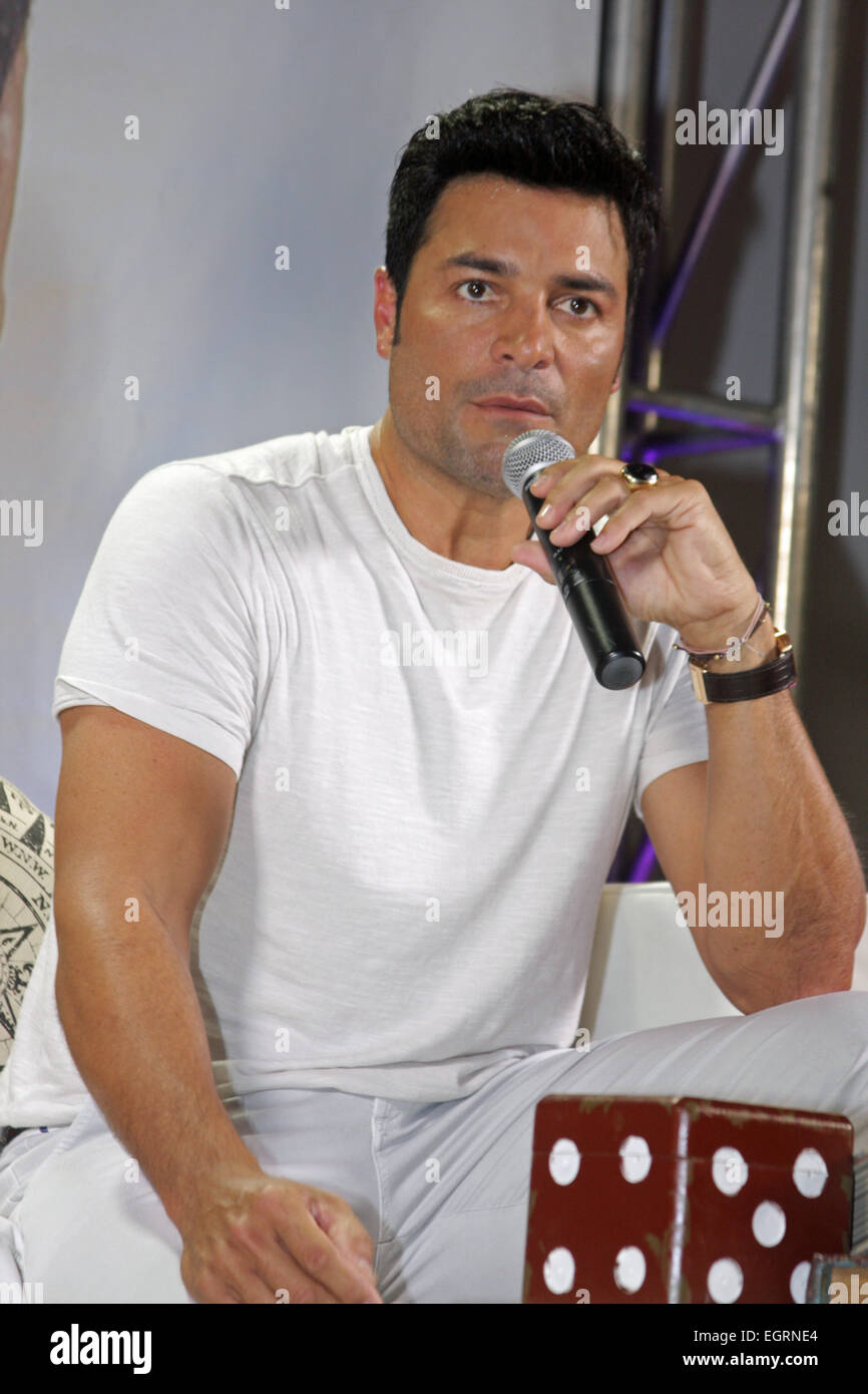 Chayanne continua il suo tour promozionale per il suo nuovo album "en todo Estare' dotata di: Chayanne dove: San Juan, Puerto Rico quando: 27 Ago 2014 Foto Stock