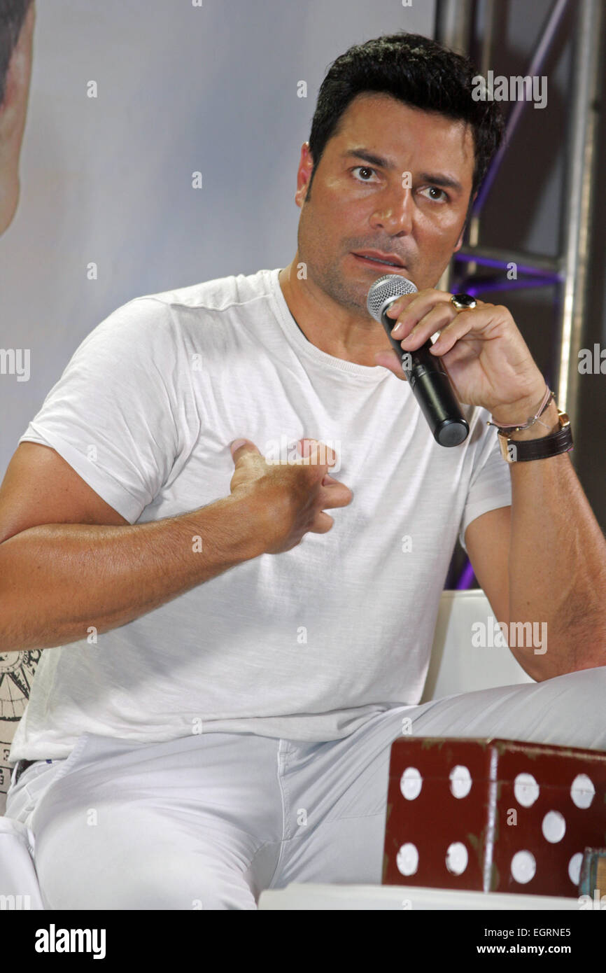 Chayanne continua il suo tour promozionale per il suo nuovo album "en todo Estare' dotata di: Chayanne dove: San Juan, Puerto Rico quando: 27 Ago 2014 Foto Stock