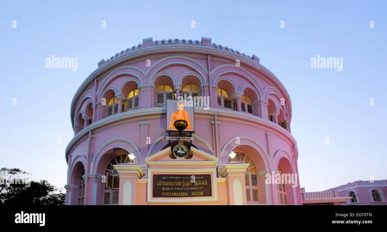 Casa Vivekananda a Chennai, India Foto Stock