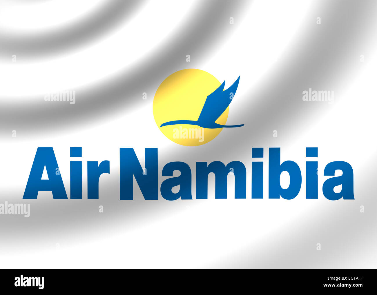 Air namibia icona logo emblema bandiera Foto Stock