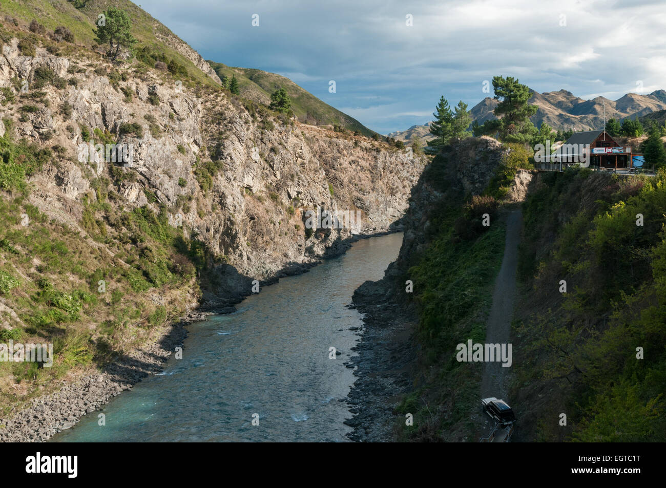 Waiau UWHA River, Hanmer Springs, Canterbury, South Island, Nuova Zelanda. Foto Stock