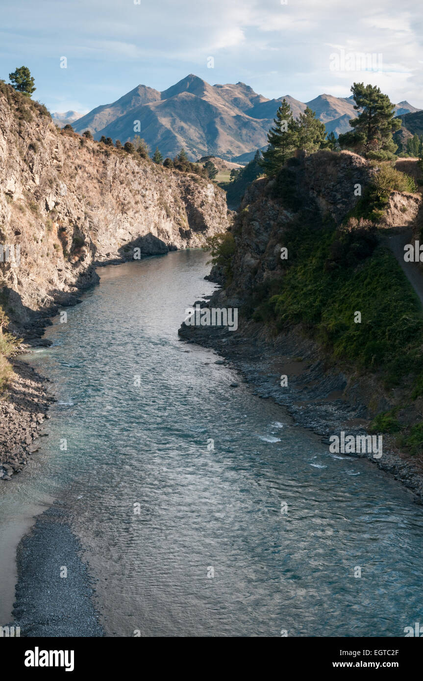 Waiau UWHA River, Hanmer Springs, Canterbury, South Island, Nuova Zelanda. Foto Stock