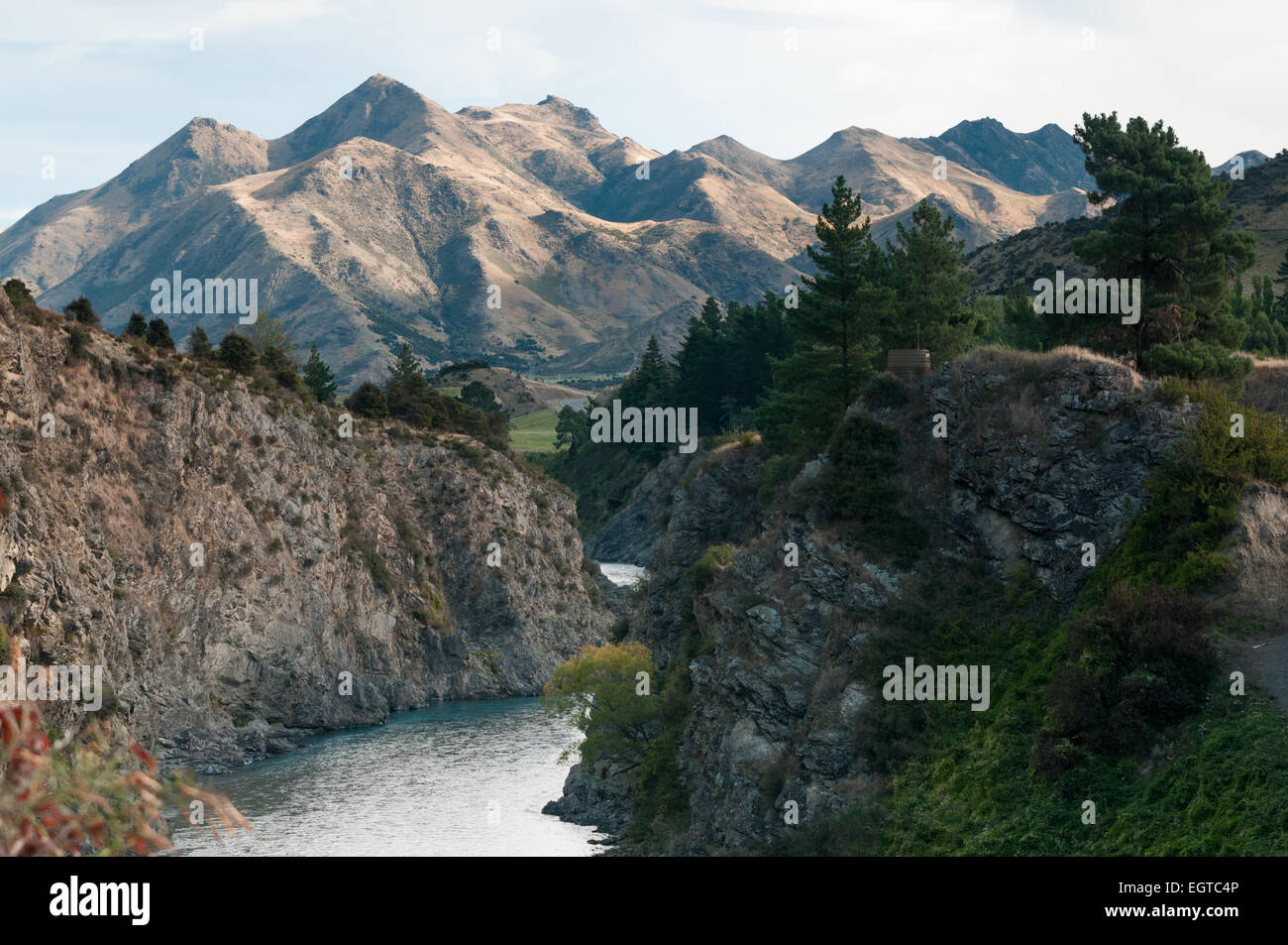 Waiau UWHA River, Hanmer Springs, Canterbury, South Island, Nuova Zelanda. Foto Stock