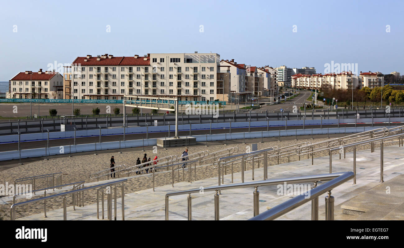 Imereti resort area in Sochi. Foto Stock