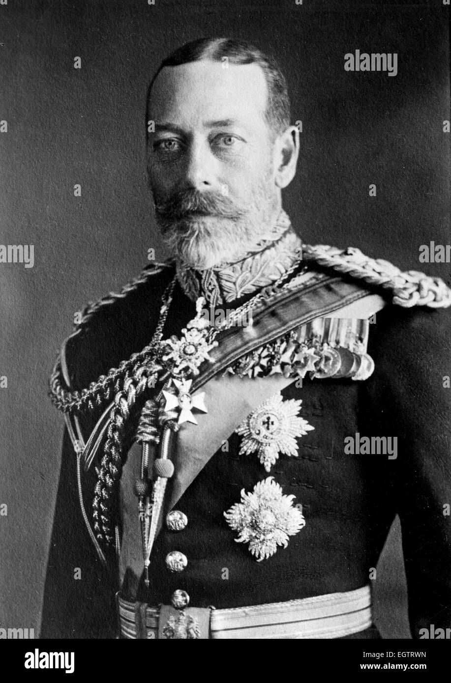 Il re Giorgio V d'Inghilterra Foto Stock