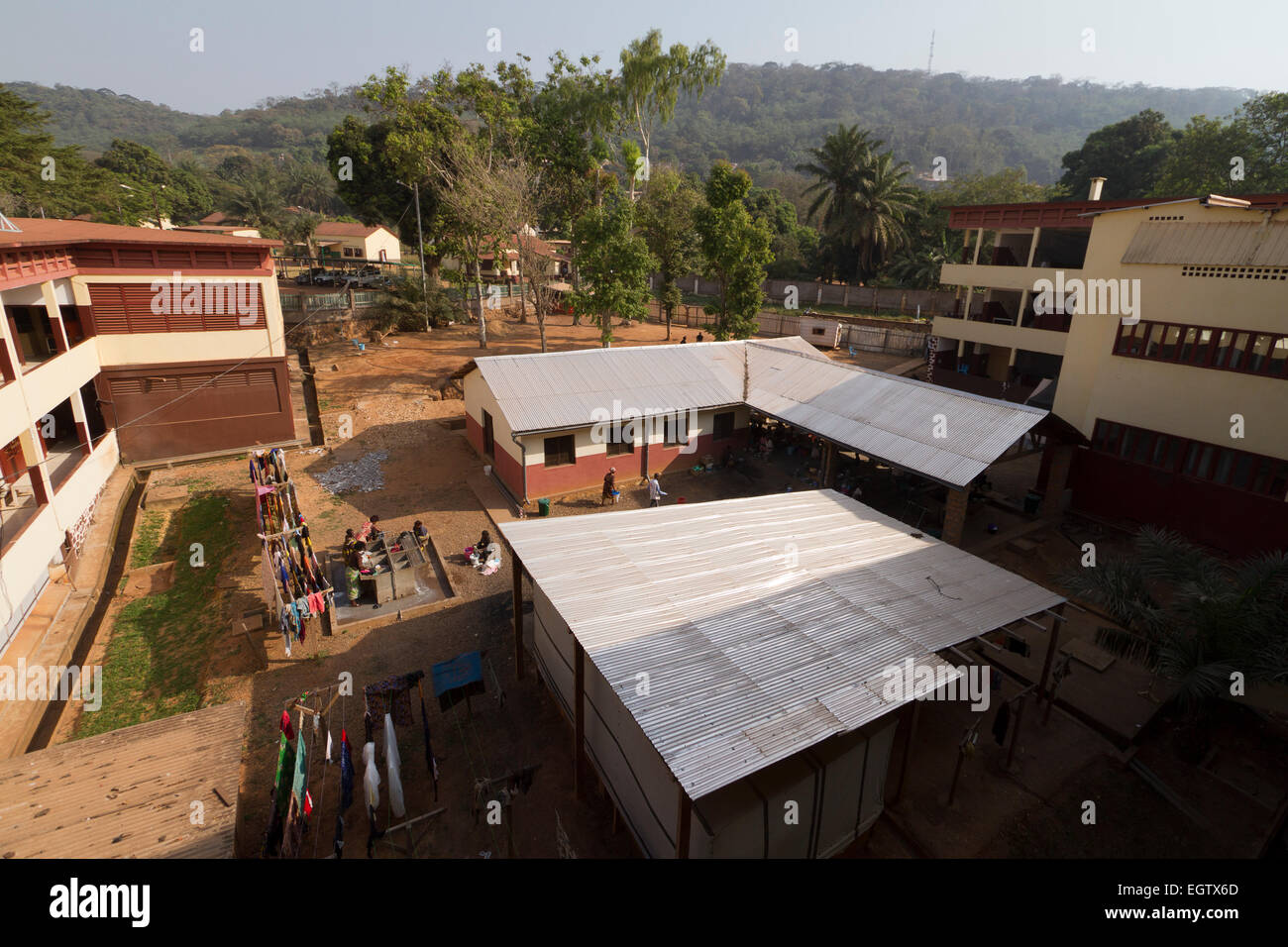 Chirurgia d'emergenza progetto presso l'Ospedale Generale di MSF di Bangui ,Repubblica Centrafricana ,l'Africa Foto Stock