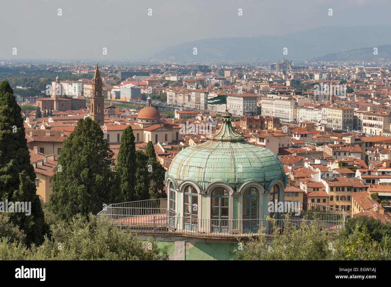 La città di Firenze in Toscana, Italia Foto Stock