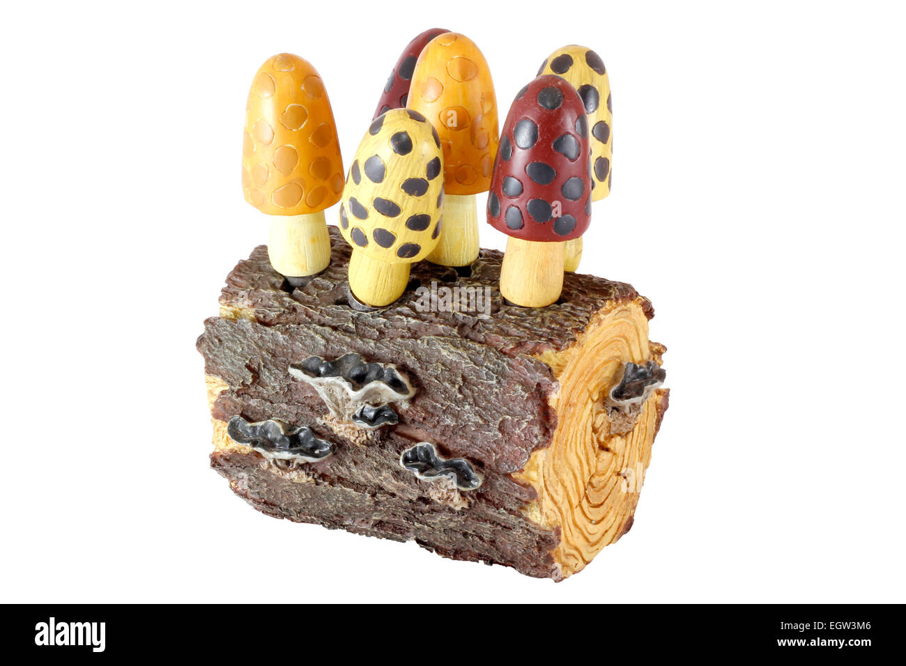 Utensili da cucina isolato su bianco colori spargimento Foto Stock