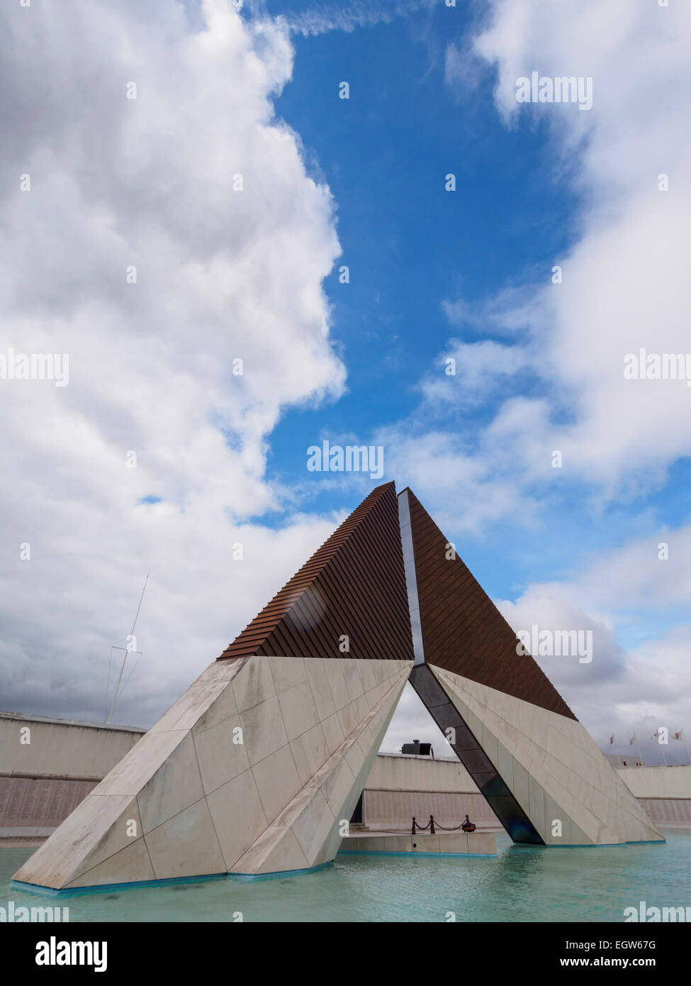 Monumento commemorativo per il portoghese soldati morti in Africa durante la Ultramar guerra coloniale, Lisbona, Portogallo Foto Stock
