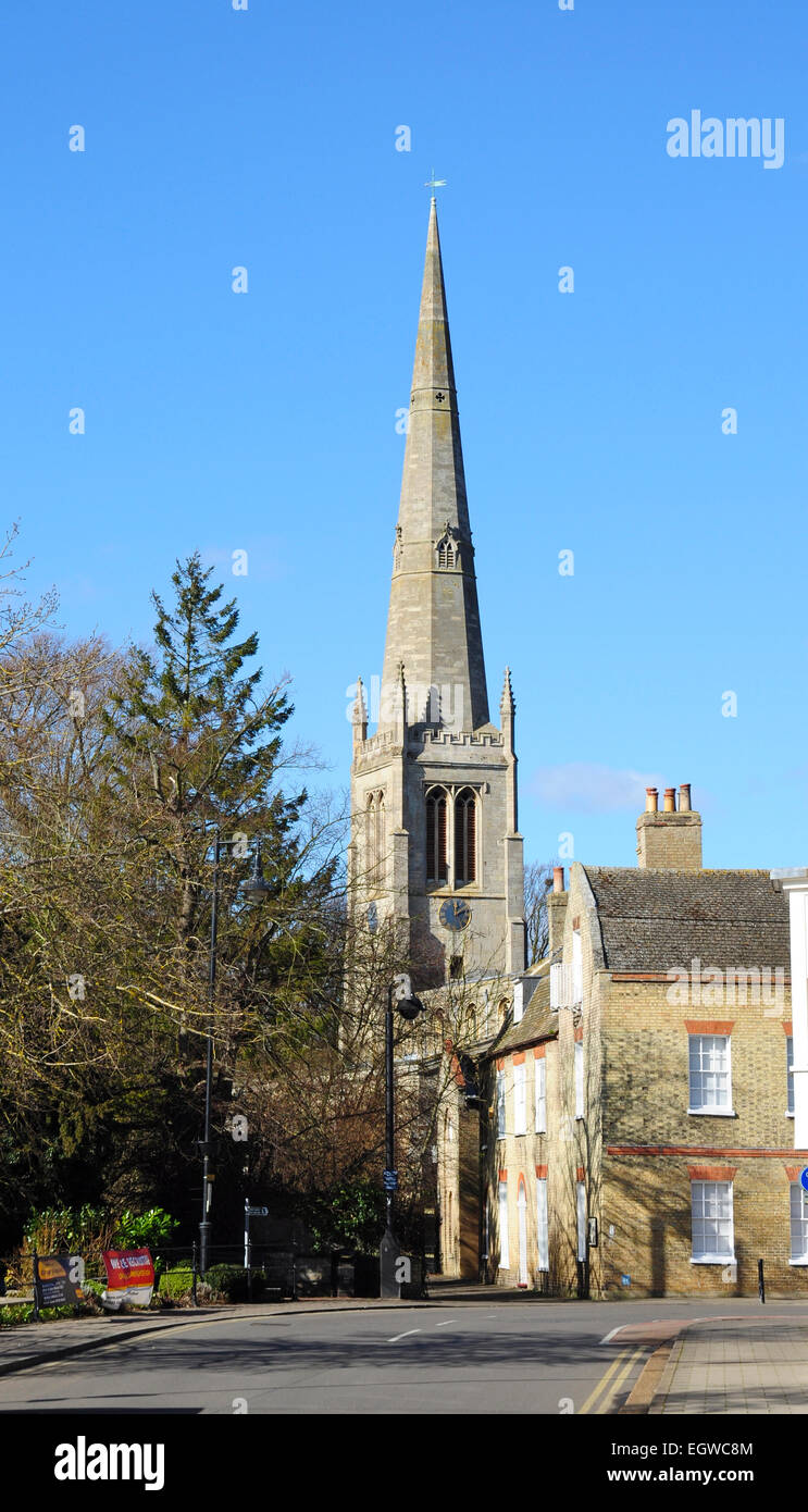 Tutti i santi della chiesa parrocchiale, St Ives, Cambridgeshire, England, Regno Unito Foto Stock