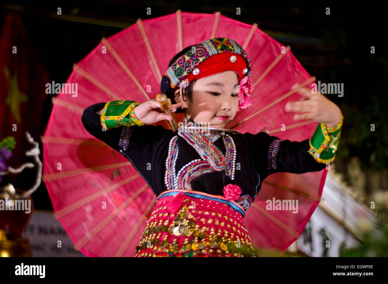 Cultura Turistica mostra, ma mai street, Hanoi, Vietnam Foto Stock