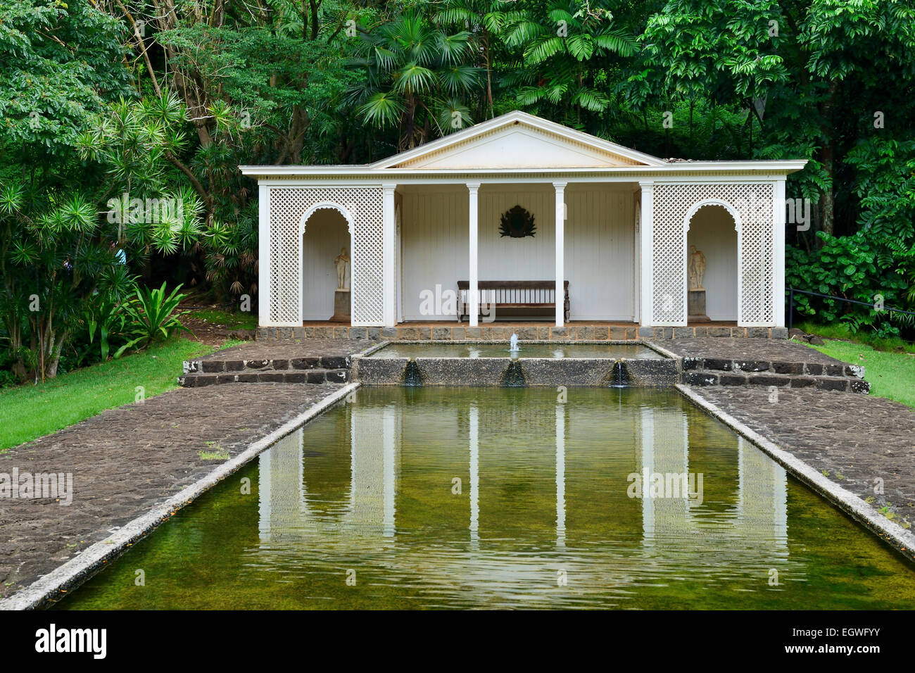 Nazionale Allerton Tropicale Giardino Botanico entro Lawa io Valley, Kauai, Hawaii, STATI UNITI D'AMERICA Foto Stock