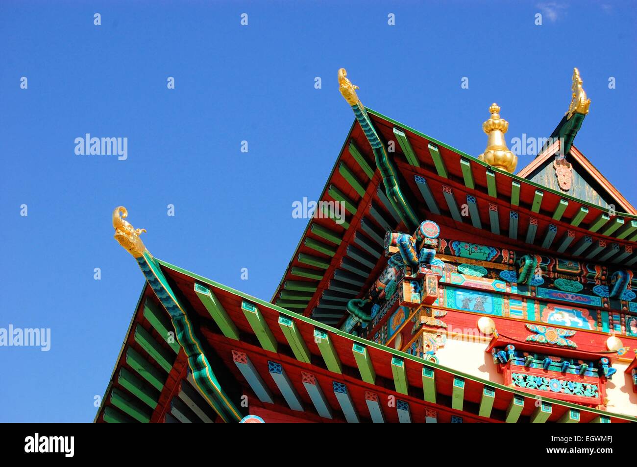 Tempio buddista Datsan, Ivolginsk, Russia Foto Stock